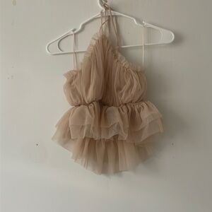 Tulle ballerina top